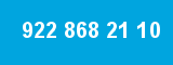 922 868 21 10 922 868 21 10